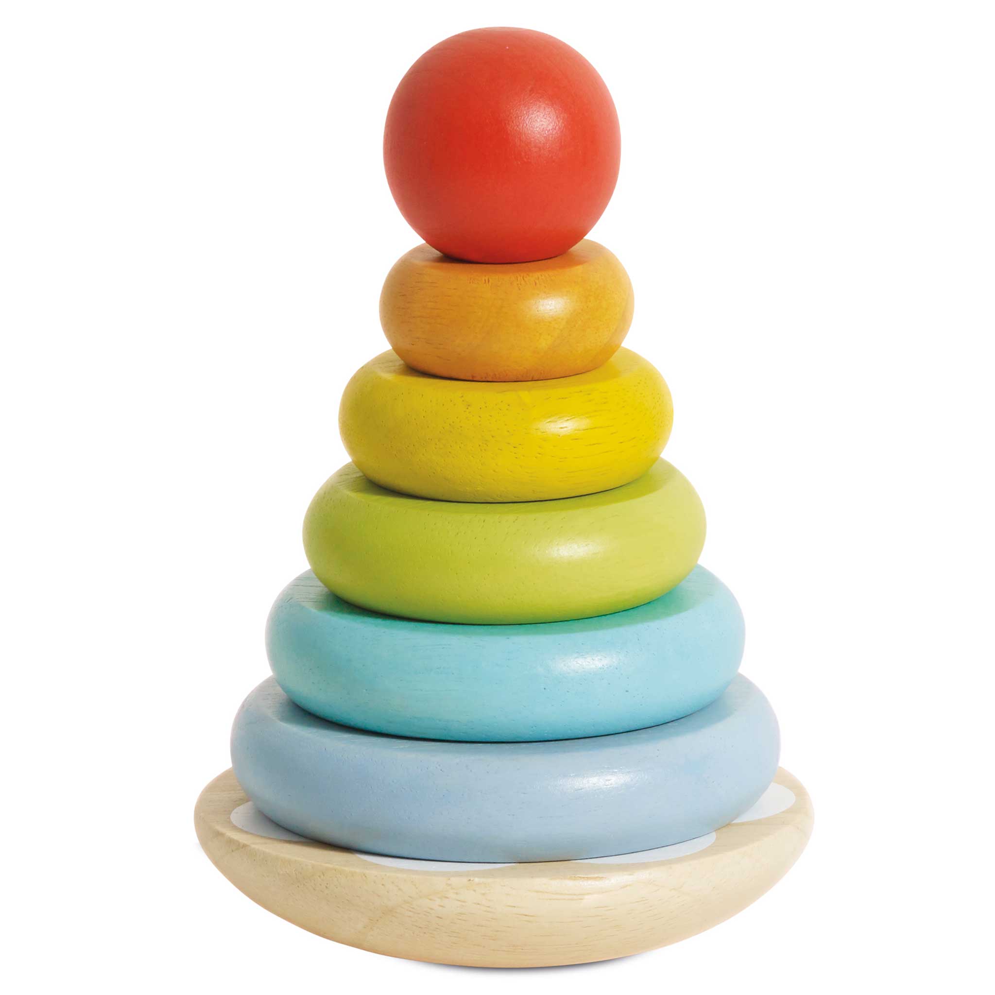 PL011-rainbow-tower-stacker-wobble-base-toddler-montessori-plastic-free-eco-baby-wooden-toy