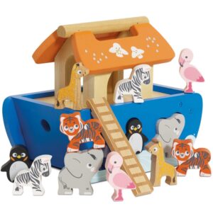 TV212-noah-ark-animal-elephant-penguin-flamingo-tigre-boat-blue-wooden-toy-eco-gift-baby-toddler-boy-girl-NEW (17)