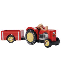 TV468-red-farm-tractor-trailer-rouge-barn-wooden-toy-eco-plastic-free-gift-boy-girl (2)