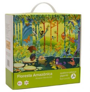CQ 05 Quebra Cabeça Chão Floresta Amazônica Embalagem
